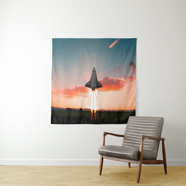 Space Travel Tapestry (In Situ)