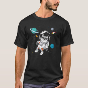 Space Travel Trash Panda Animal Universe Raccoon A T-Shirt