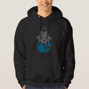 Space Travel Yoga Sports Astronaut Hoodie