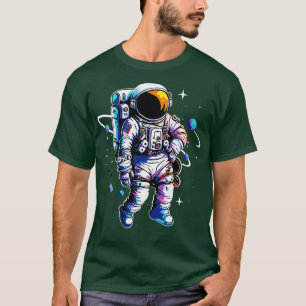 Space Traveller on Distant Planet for boys and gir T-Shirt