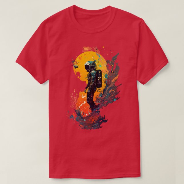 Space Traveller T-Shirt (Design Front)