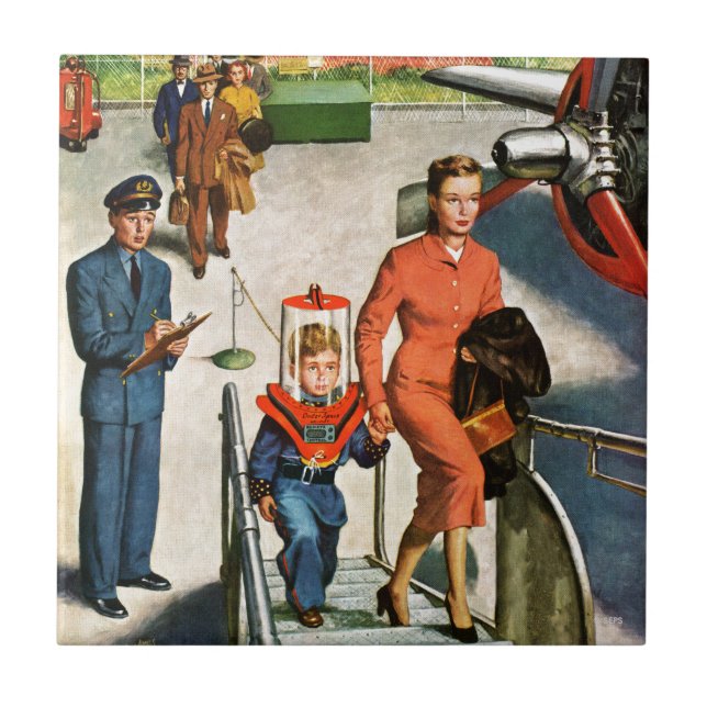 Space Traveller Tile (Front)