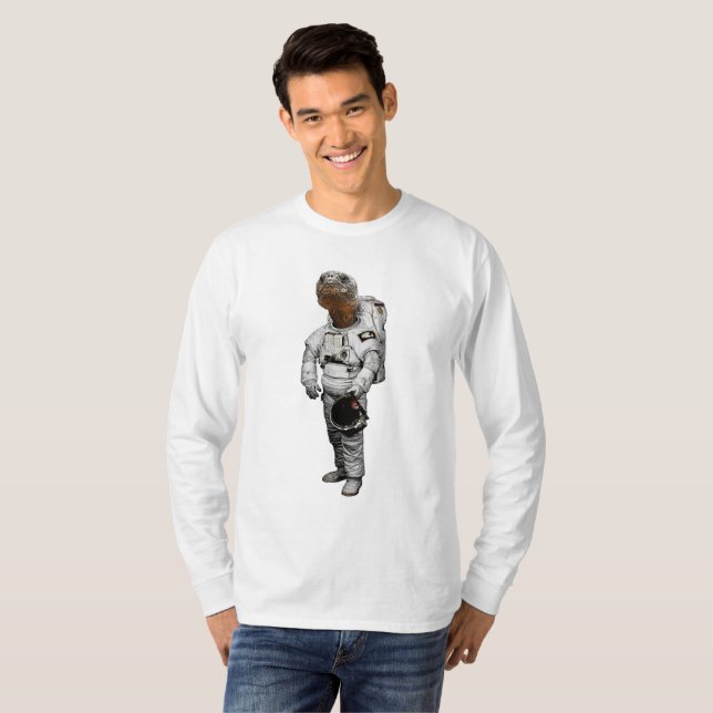 Space Turtle Long Sleeve T-Shirt (Front Full)