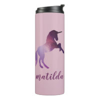 Space unicorn purple galaxy modern girly