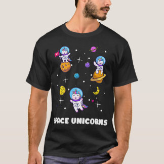 Space Unicorns Astronaut Funny Astronomy Lovers T- T-Shirt