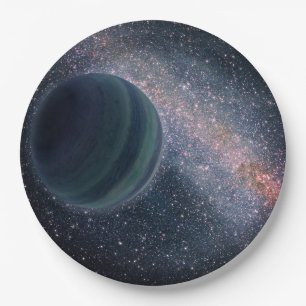 Space Universe Galaxy theme garden party essential Paper Plate