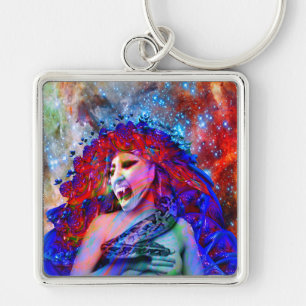 Space Vampire Key Ring