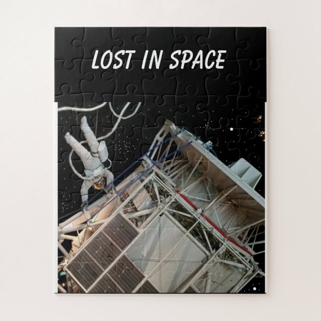 Space walk space station  jigsaw puzzle (Vertical)