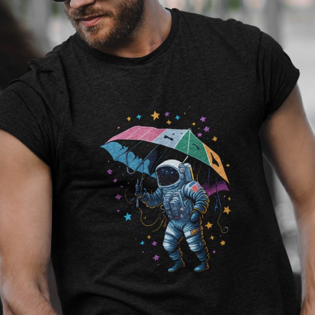 Space Weather Abstract Astronaut Star Storm Kid's T-Shirt (Creator Uploaded)