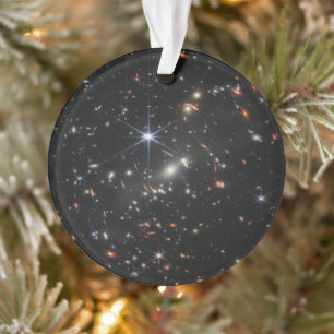 Space Webb First Deep Field, Galaxies Universe  Ornament