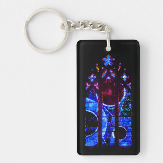 Space Window at Washington National Cathedral Key Ring