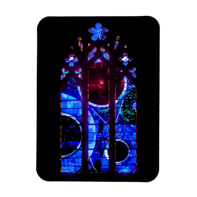 Space Window at Washington National Cathedral Magnet (Vertical)
