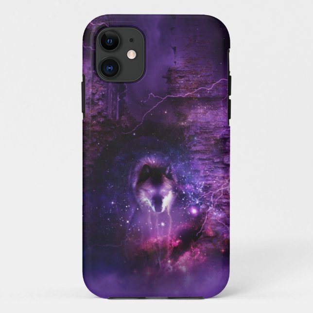 Space Wolf iPhone Case (Back)
