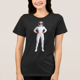 Space Woman Tri-Blend Shirt