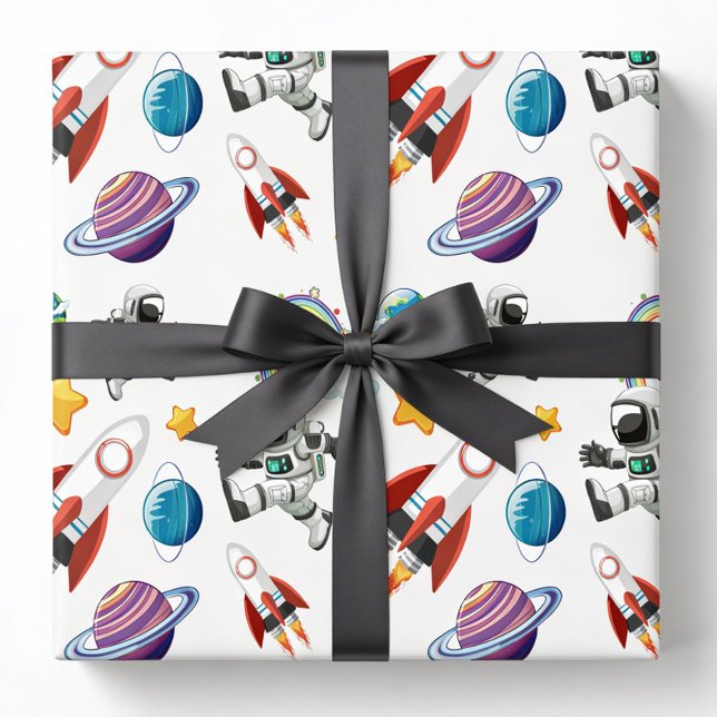 Space Wrapping Paper, Astronaut Gift Wrap (Creator Uploaded)