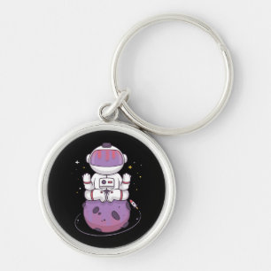 Space Yoga  Key Ring