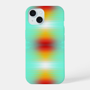 Spacecraft Reentry Plasma Field Colours Abstract iPhone 15 Case