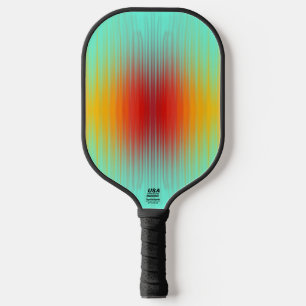 Spacecraft Reentry Plasma Field Colours Abstract  Pickleball Paddle