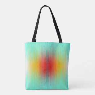Spacecraft Reentry Plasma Field Colours Abstract Tote Bag