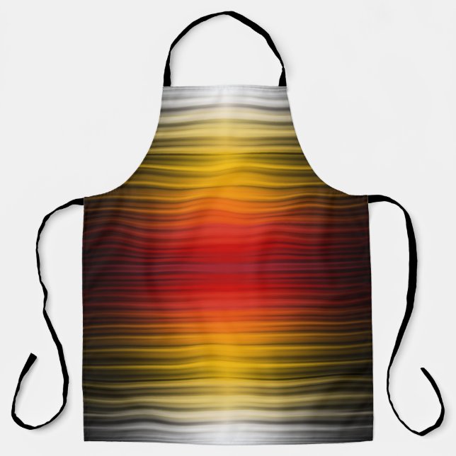 Spacecraft Reentry Plasma Field Colours Pattern Ar Apron (Front)