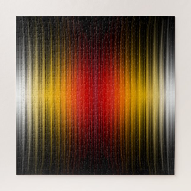 Spacecraft Reentry Plasma Field Colours Pattern Ar Jigsaw Puzzle (Vertical)