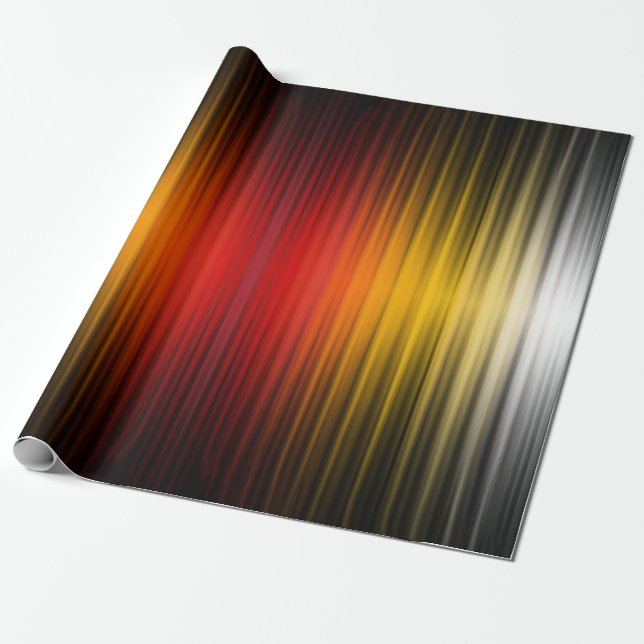 Spacecraft Reentry Plasma Field Colours Pattern Ar Wrapping Paper (Unrolled)