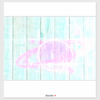 Spaced Out Custom Cut 14x14 Window Cling