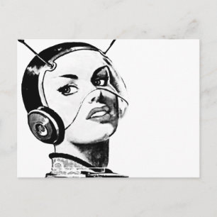 Spacegirl Postcard