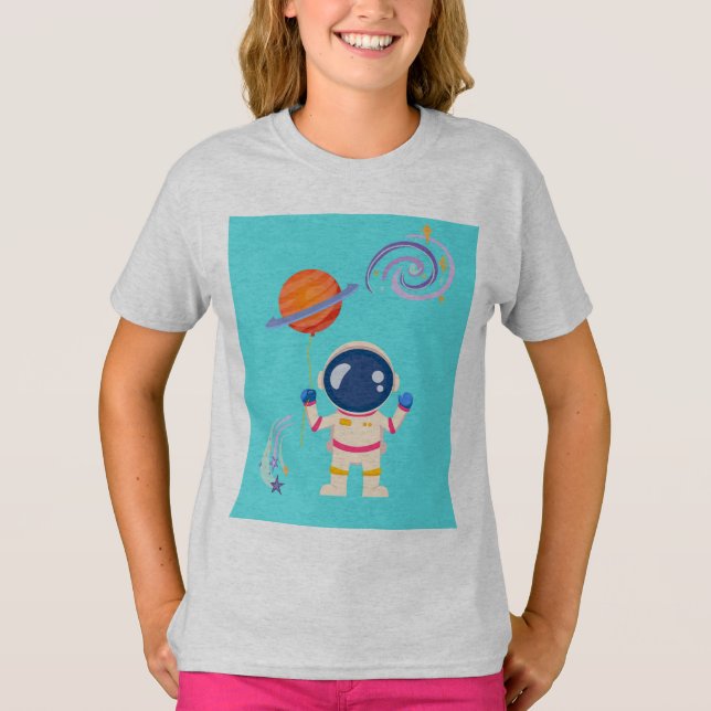 Spaceman cartoon adventures. T-Shirt (Front)