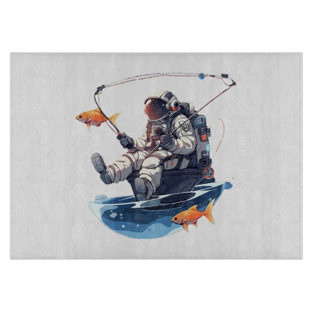 spaceman cutting board (Front)