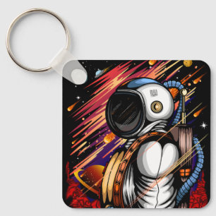 Spaceman Key Ring