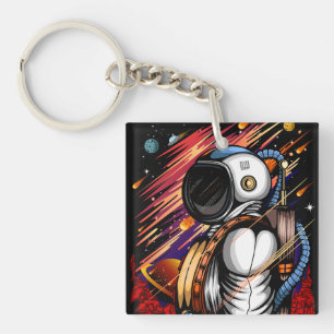 Spaceman Key Ring
