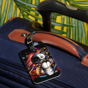 Spaceman Luggage Tag