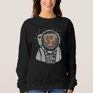 Spaceman Pizza Design for a Hobby pizza maker Sweatshirt