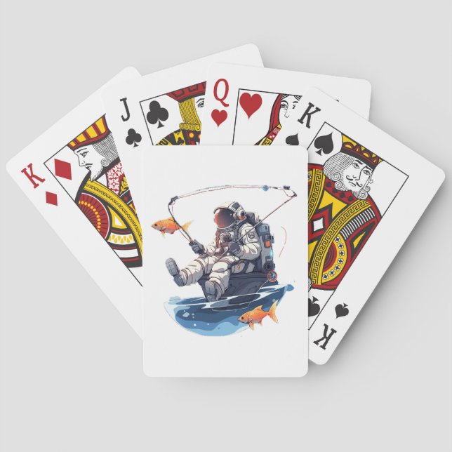 spaceman playing cards (Back)