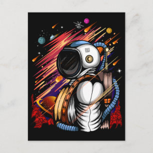 Spaceman Postcard