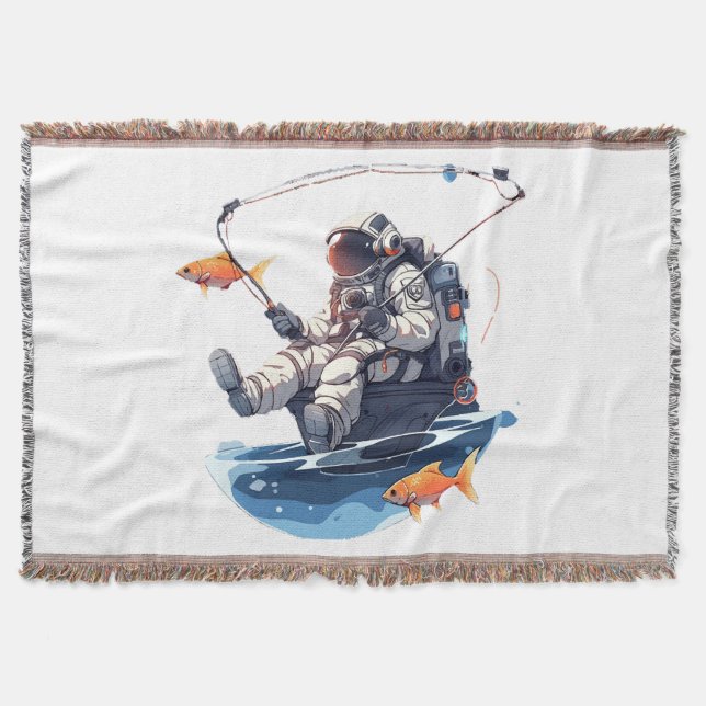 spaceman throw blanket (Front)