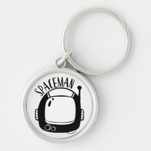 Spaceman Vintage Key Ring