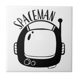 Spaceman Vintage Tile