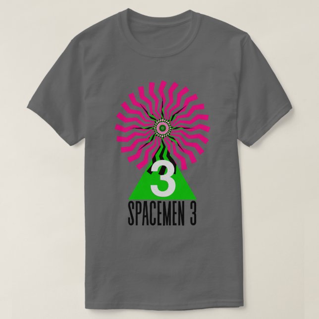 Spacemen 3 Original Fan Artwork T-Shirt (Design Front)