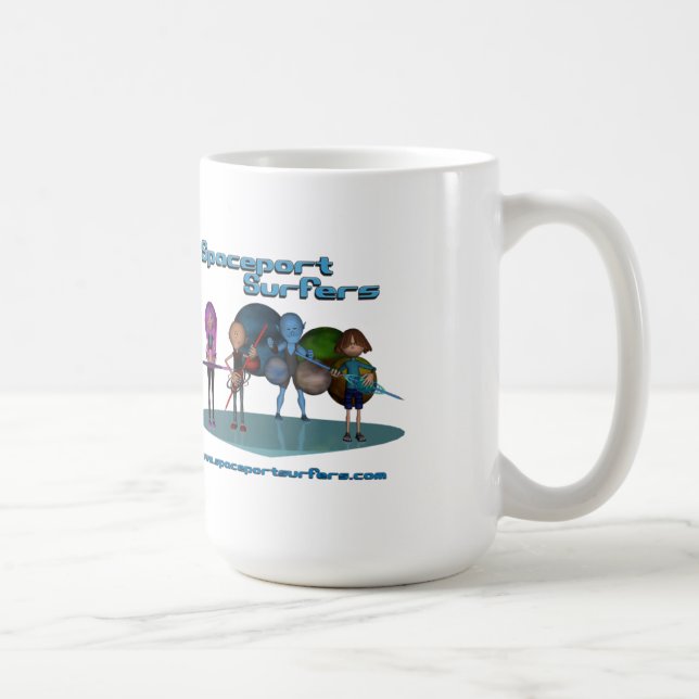 Spaceport Surfers Mug (Right)