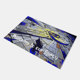 Spaceship doormat