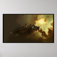 Spaceship from EVE online fan art