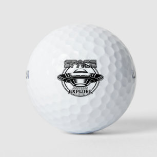 Spaceship golf balls