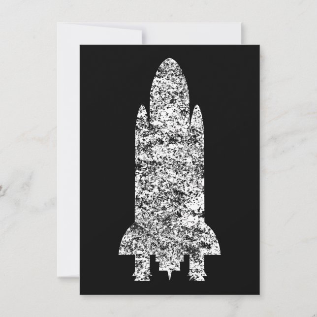 spaceship invitation (Front)