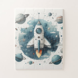 Spaceship jigsaw puzzle