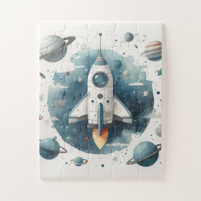 Spaceship jigsaw puzzle (Vertical)