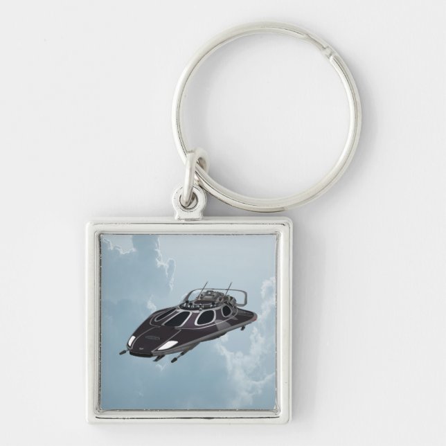 Spaceship Key Ring (Front)