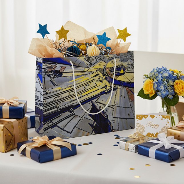 Spaceship  large gift bag (Creator Uploaded)