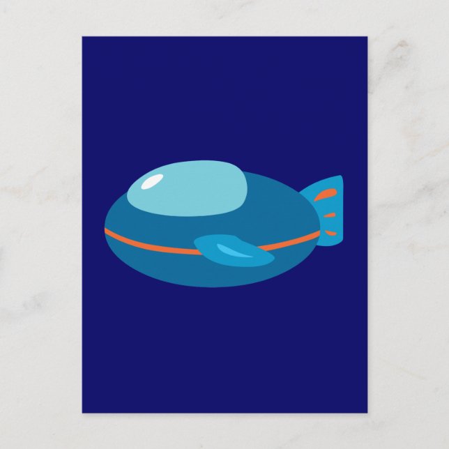 Spaceship Postcard (Front)
